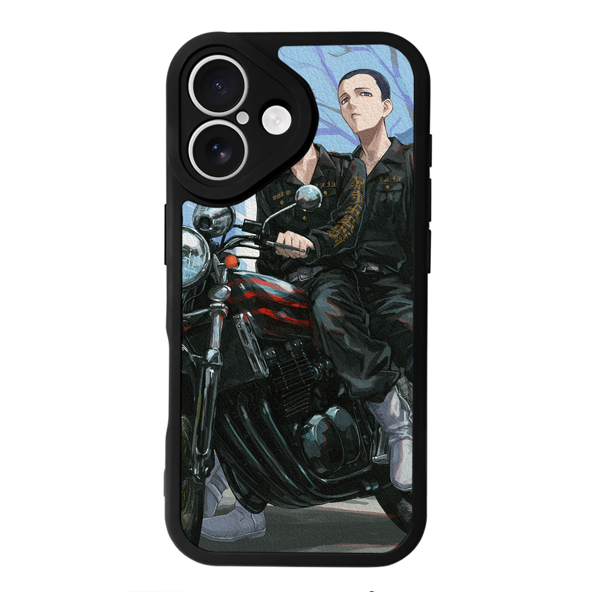 （画像用） 東京リベンジャーズ Tokyo Revengers 【iPhone 16シリーズ対応】シリコンスマホケース（レザー調） 材質：シリコン